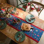 Snowman Tassel Table Runner
