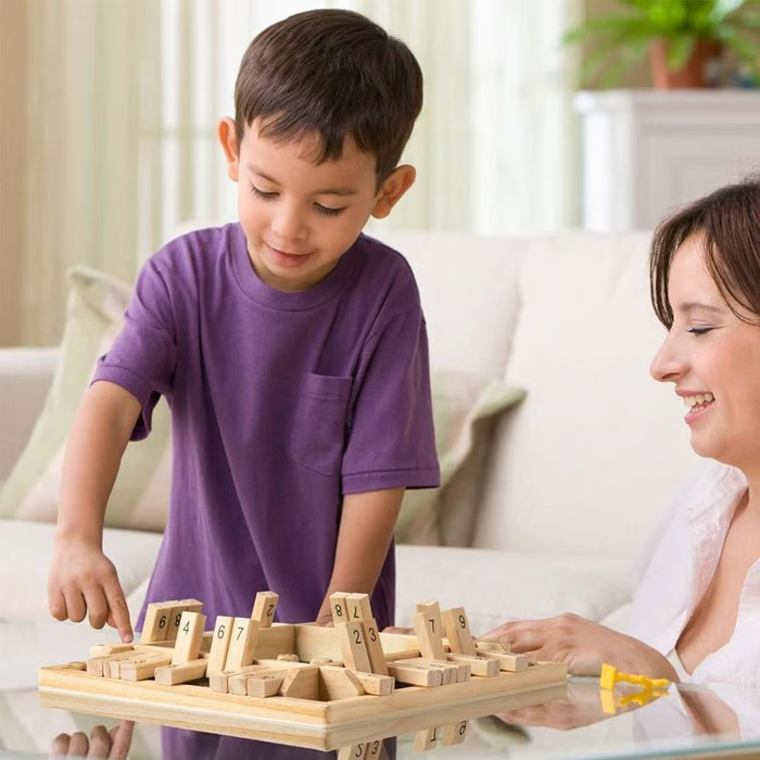 🎅2025 Christmas Hot Sale - SHUT THE BOX-WOODEN DICE BOARD GAME