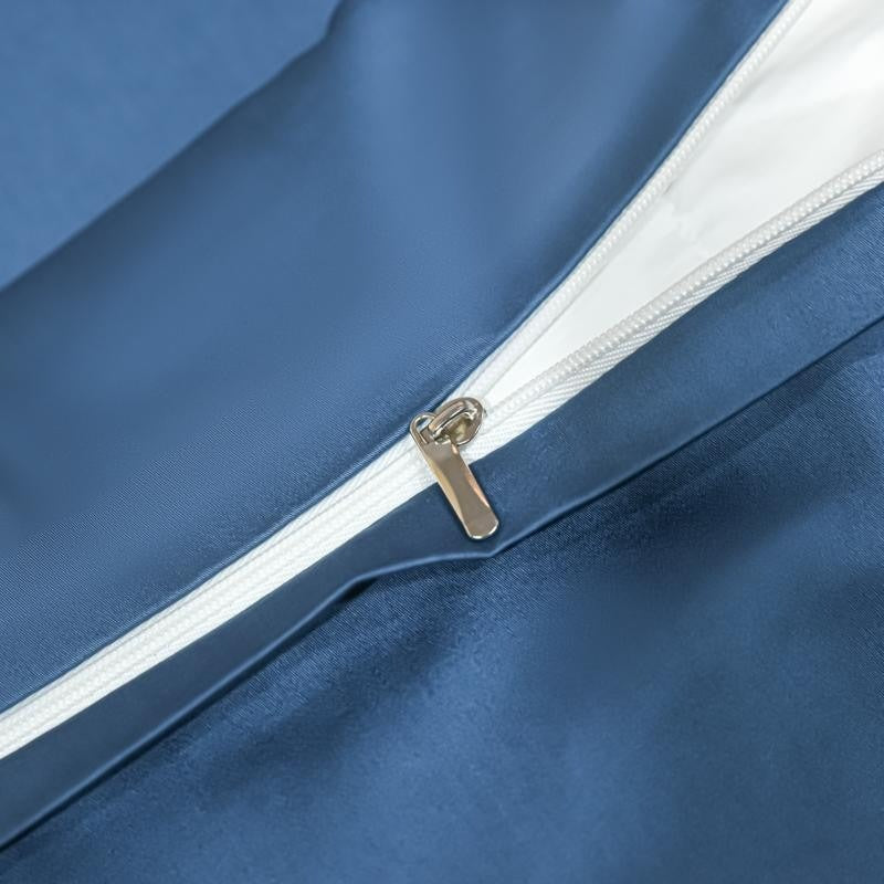 Neo Royal Blue Silky Egyptian Cotton Bedding Set