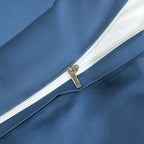 Neo Royal Blue Silky Egyptian Cotton Bedding Set