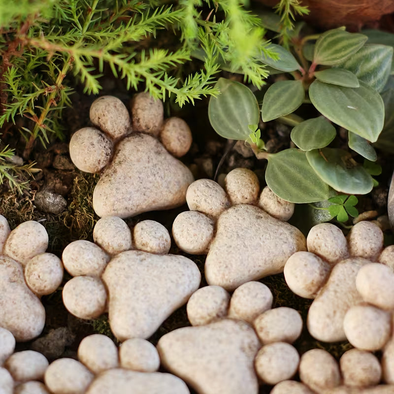 Woodland Paw Resin Stones