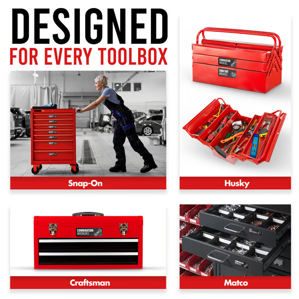 80-Piece Magnetic Toolbox Labels Kit