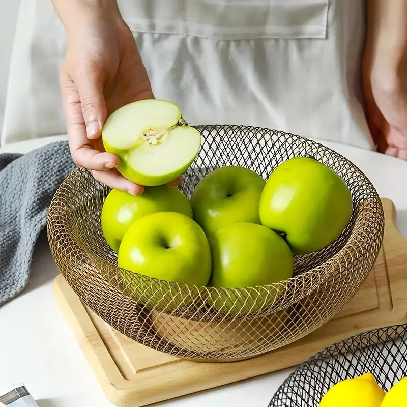 Lora Wire Mesh Fruit Basket