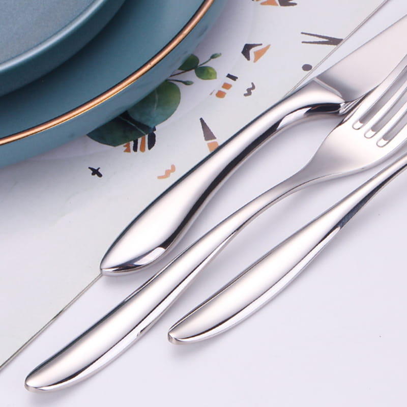 Marissa Silver Luxury Stainless Steel Cutlery Set
