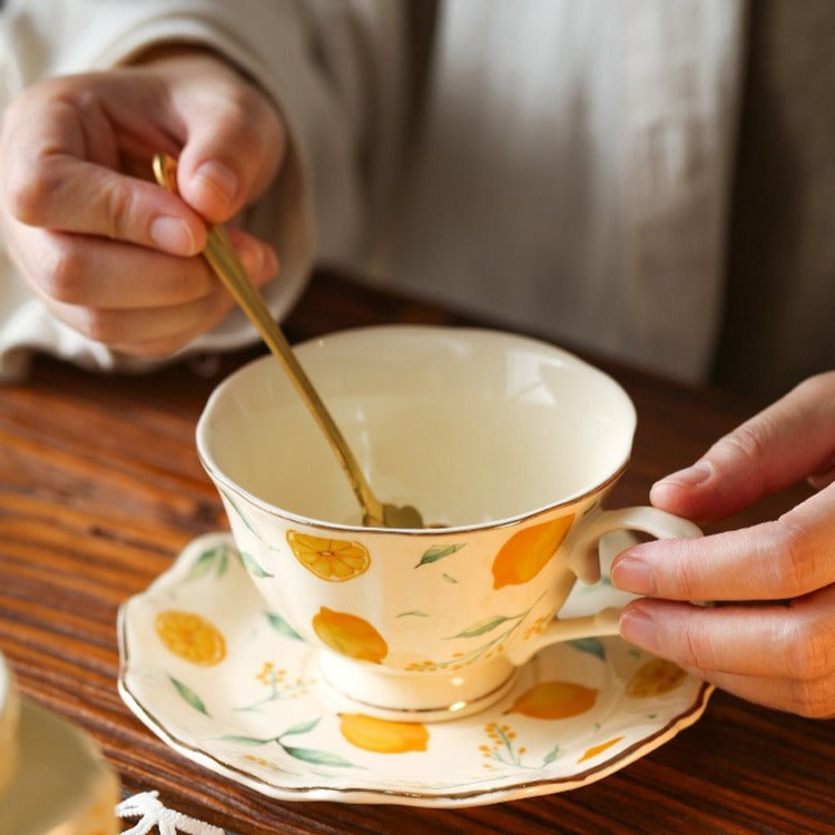 Fresh Lemon Teacup Set