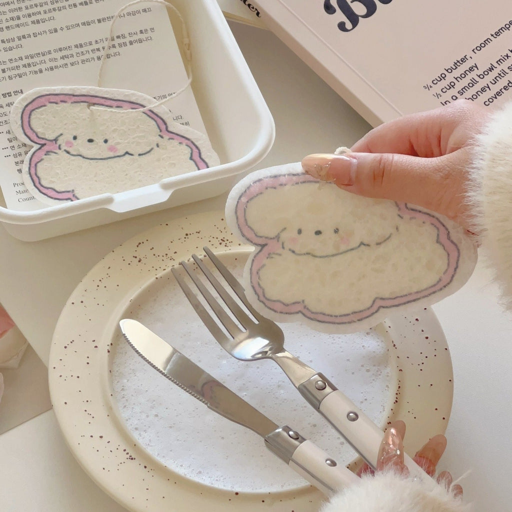 Cloud Puppy Dish Sponge Set