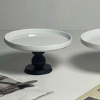 Wood Base Cake Stand