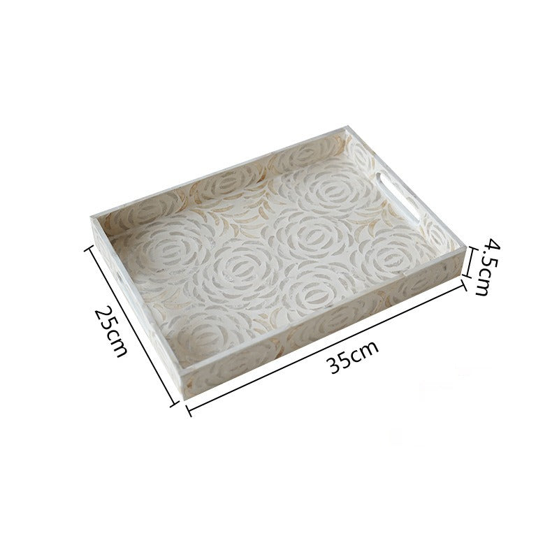 Spring Leaves Shell Tray