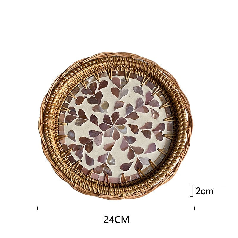 Garland Rattan Shell Tray