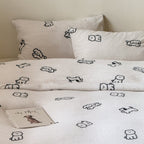 Lovely Puppy Warm Bedding Set