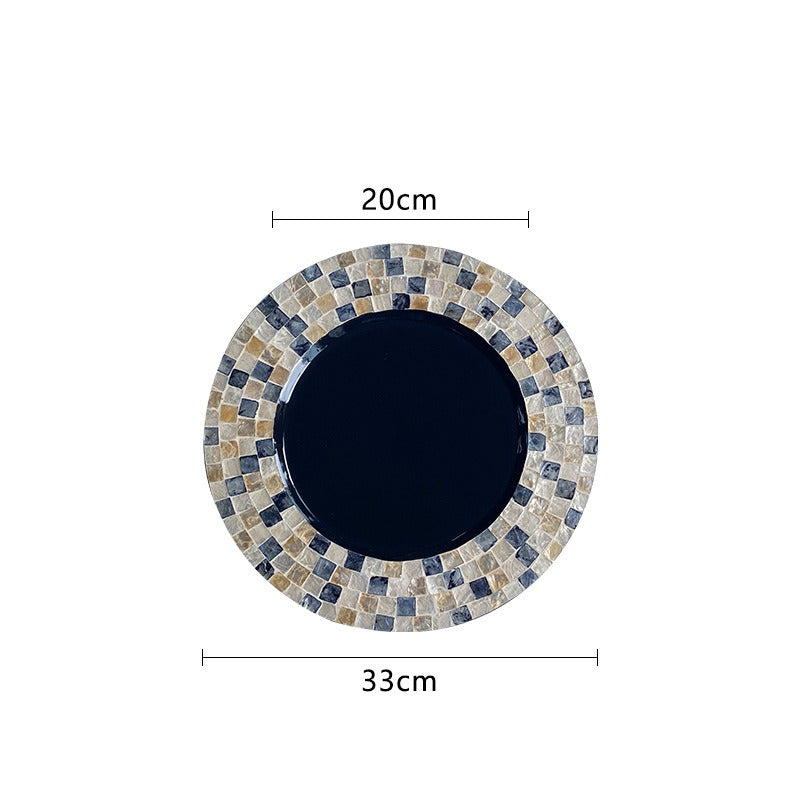 Blue Bubble Shell Tray