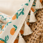 Orange Fun Tassel Curtain