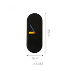 Peaceful Oval Clock