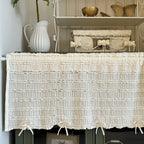 Cream Puff Cabinet Curtain