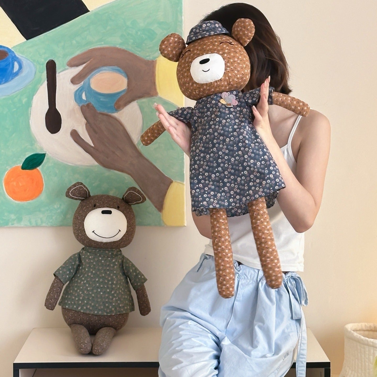 Bear Twins Cushion