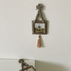 Antique Tassel Floral Wall Frame