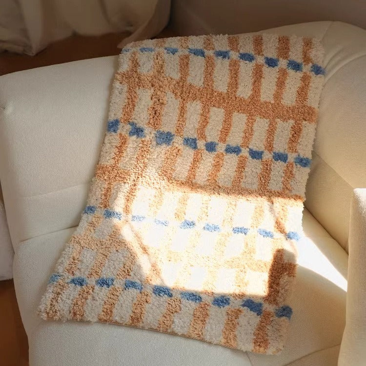 Sunny Tone Check Rug
