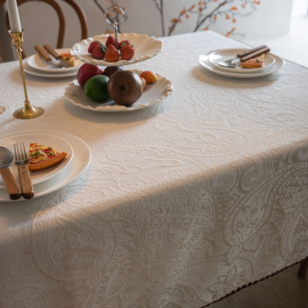 French Paisley Tablecloth