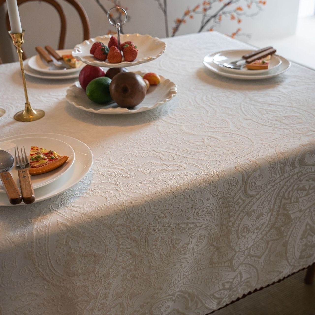 French Paisley Tablecloth