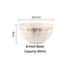Violet Dusk Ceramic Dining Set