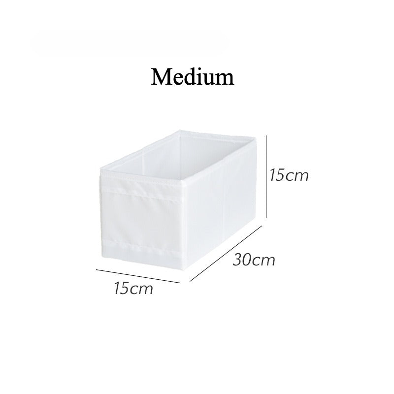 Hanna White Foldable Organiser Collection