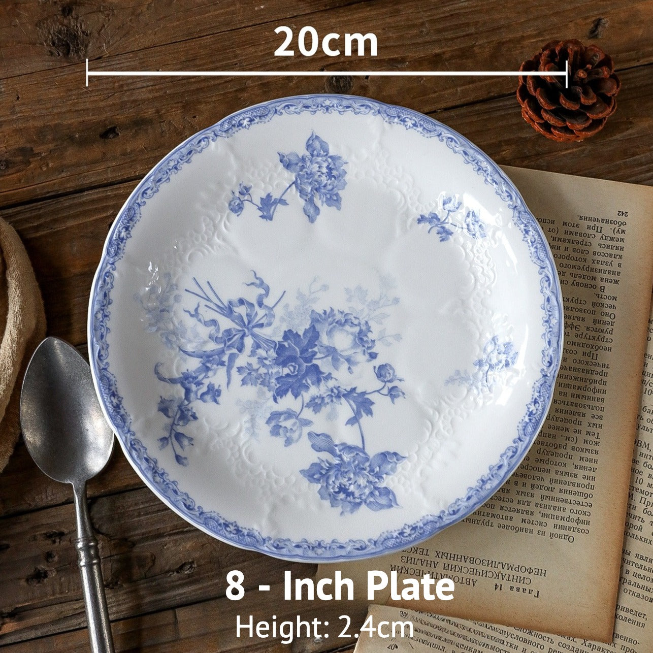 Delft Blue Bouquet Plate