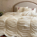 Fragrant Satin Bow Bedding Set