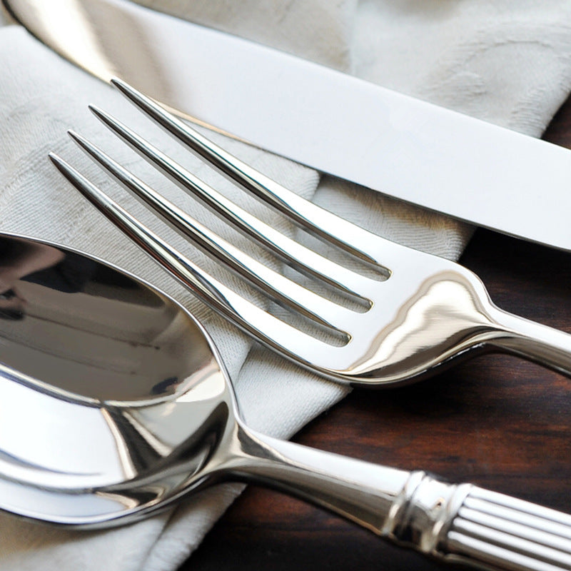 Emilia Roman Fluted Luxury Stainless Steel Cutlery Set
