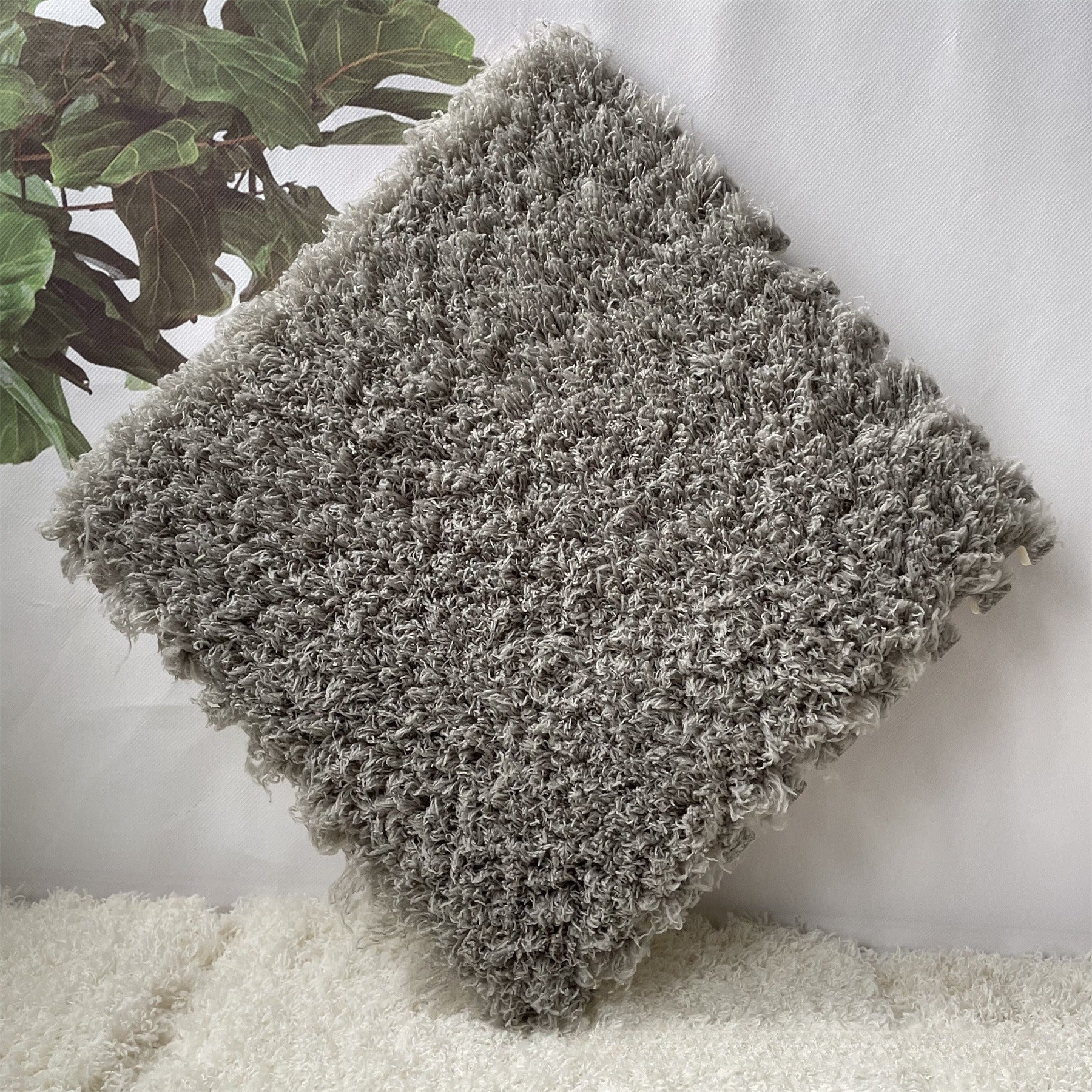 Fluffy Puzzle Tile Set - Warm Stone