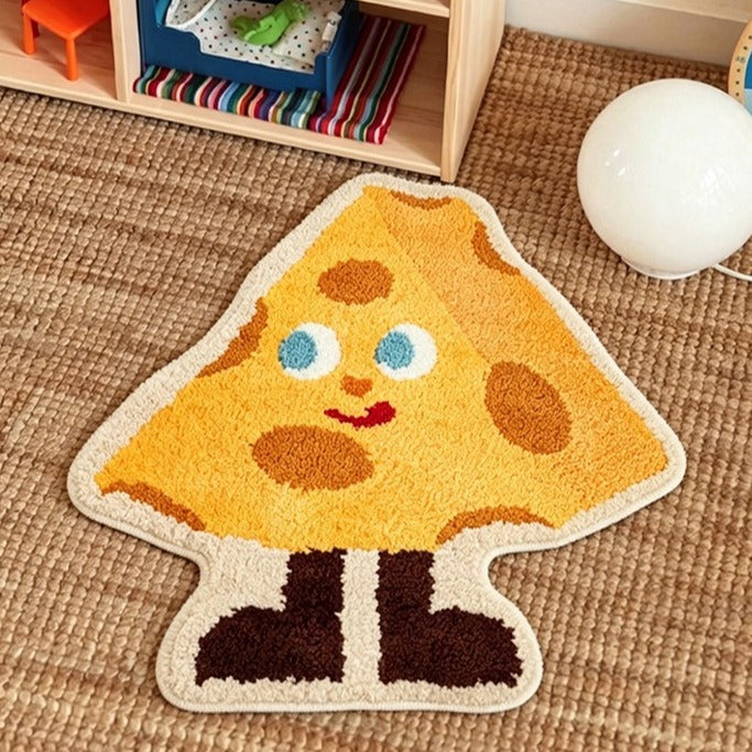 Yellow Fluffy Bath Mat