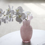 Pink Romantic Glass Vase