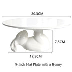 Lunar Bunny Dessert Pedestal