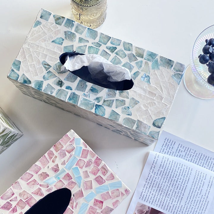 Summer Beach Shell Tissue Box
