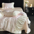 Parisian Ruffle Lyocell Summer Quilted Blanket