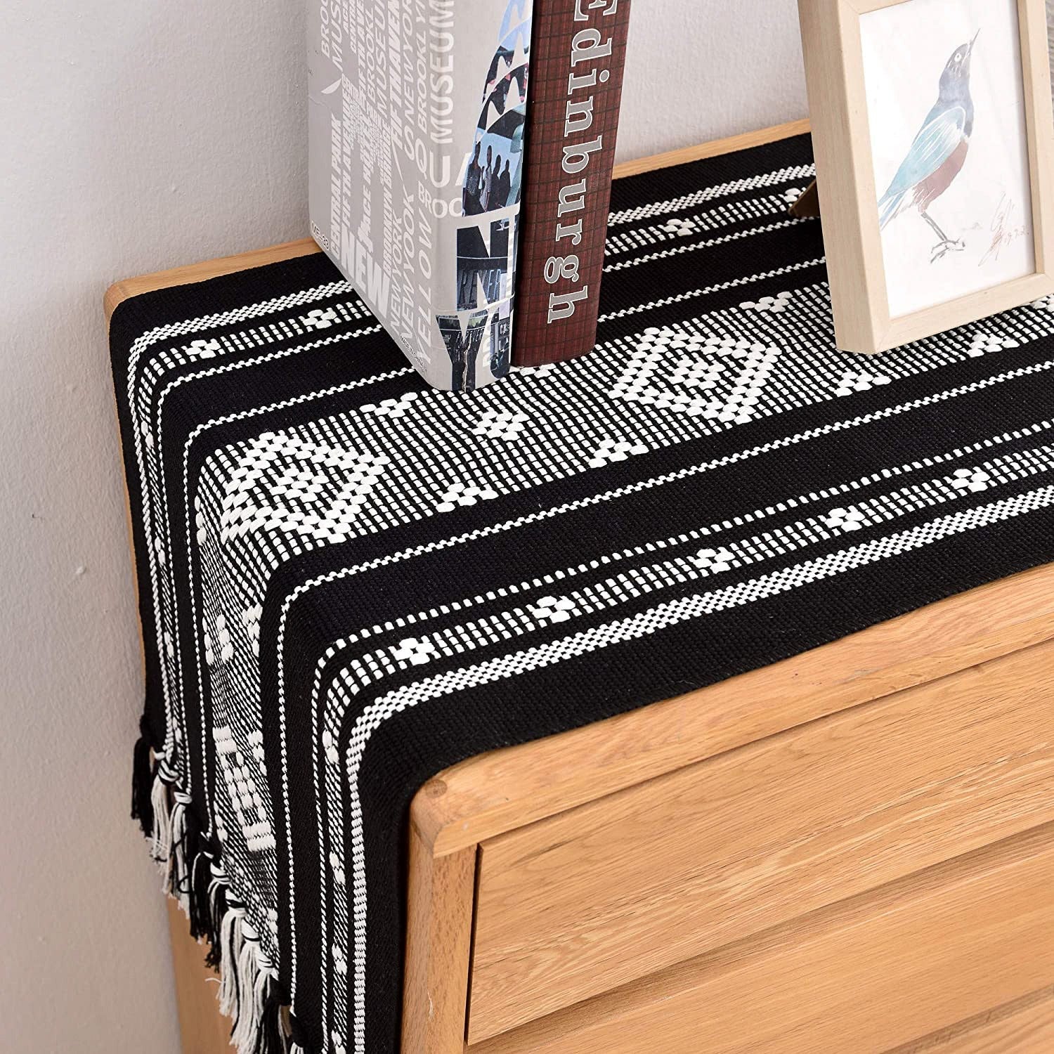 Classical Diamond Table Runner