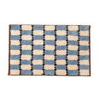 Plushy Checker Bath Mat