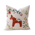 Folk Garden Embroidered Cushion