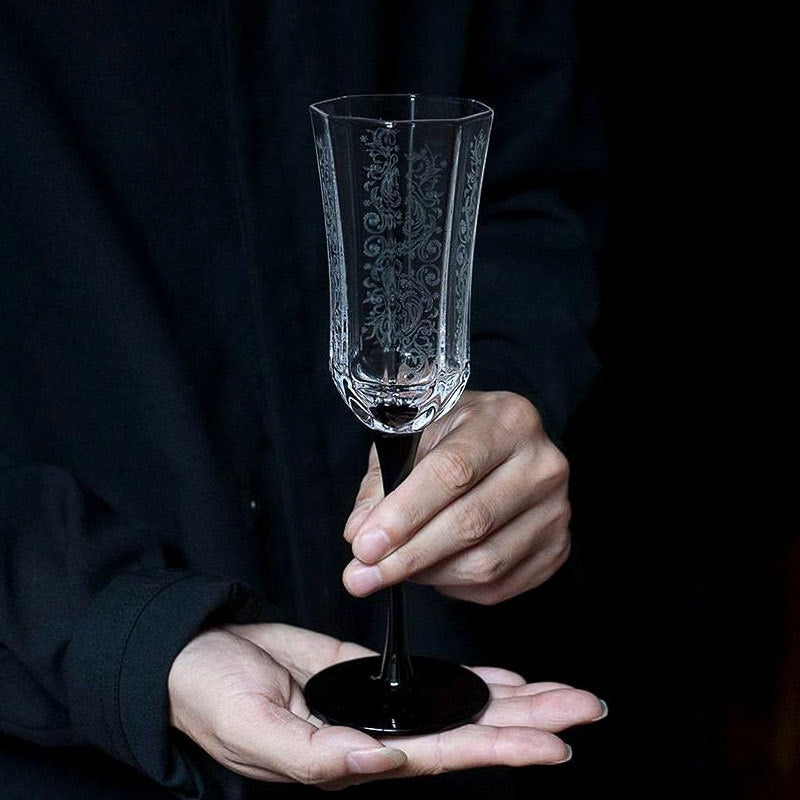 Lisbon Midnight Wine Glass Set