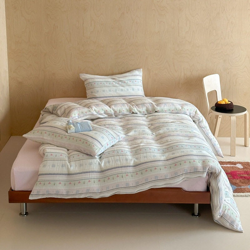 Fair Isle Stripe Bedding Set