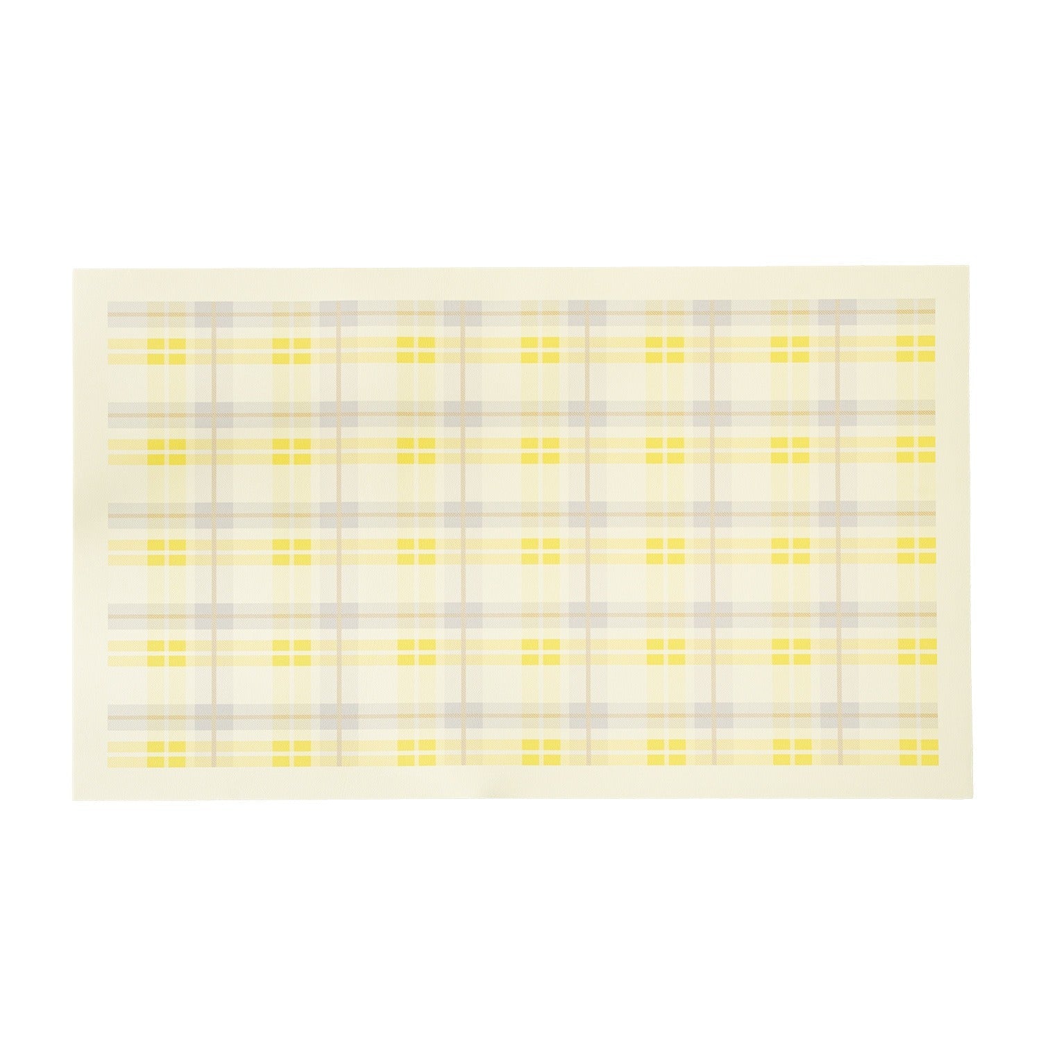 Sunny Gingham Check Bath Mat