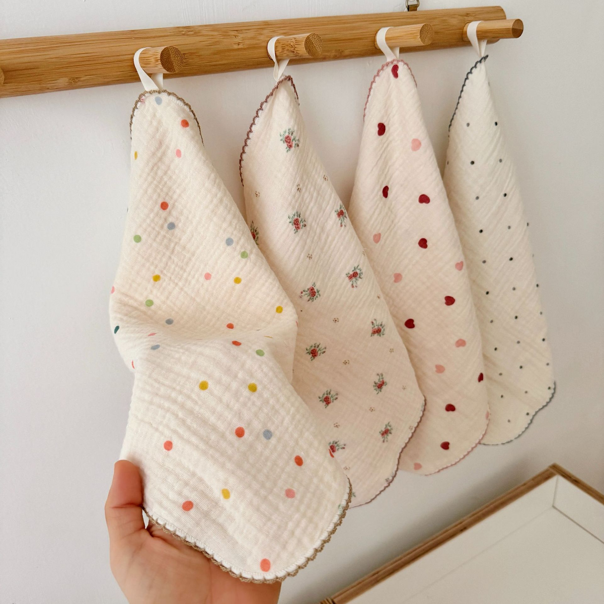 Sweet Prints Muslin Towel Sets