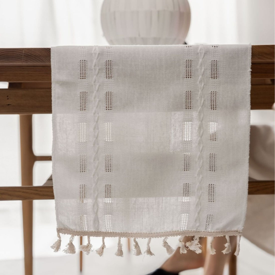 Rustic Openwork Table Runner