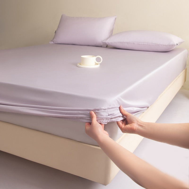 Water Colour Lyocell Fitted Sheet