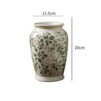 Green Garden Ceramic Vase
