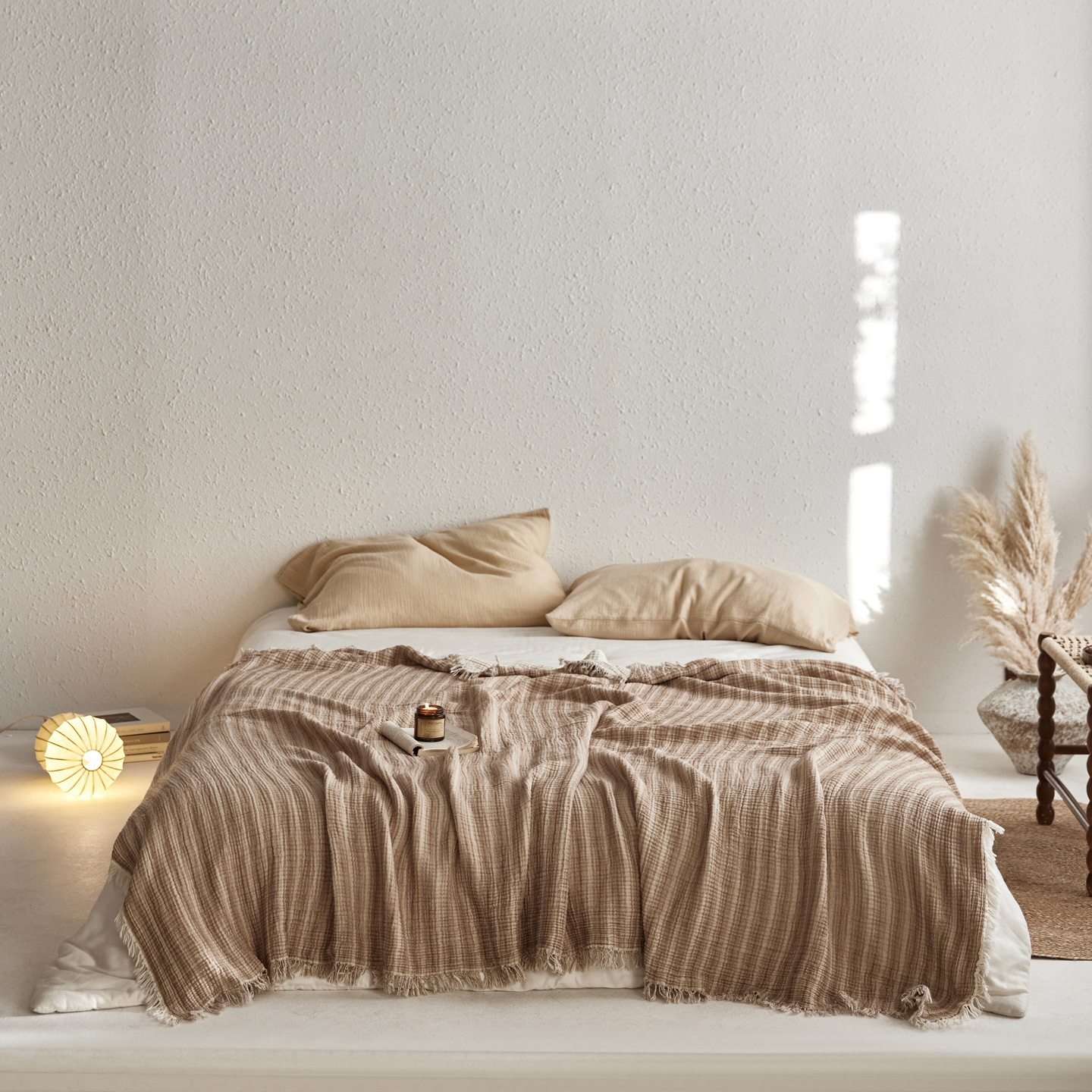 Woven Stripe Throw Blanket