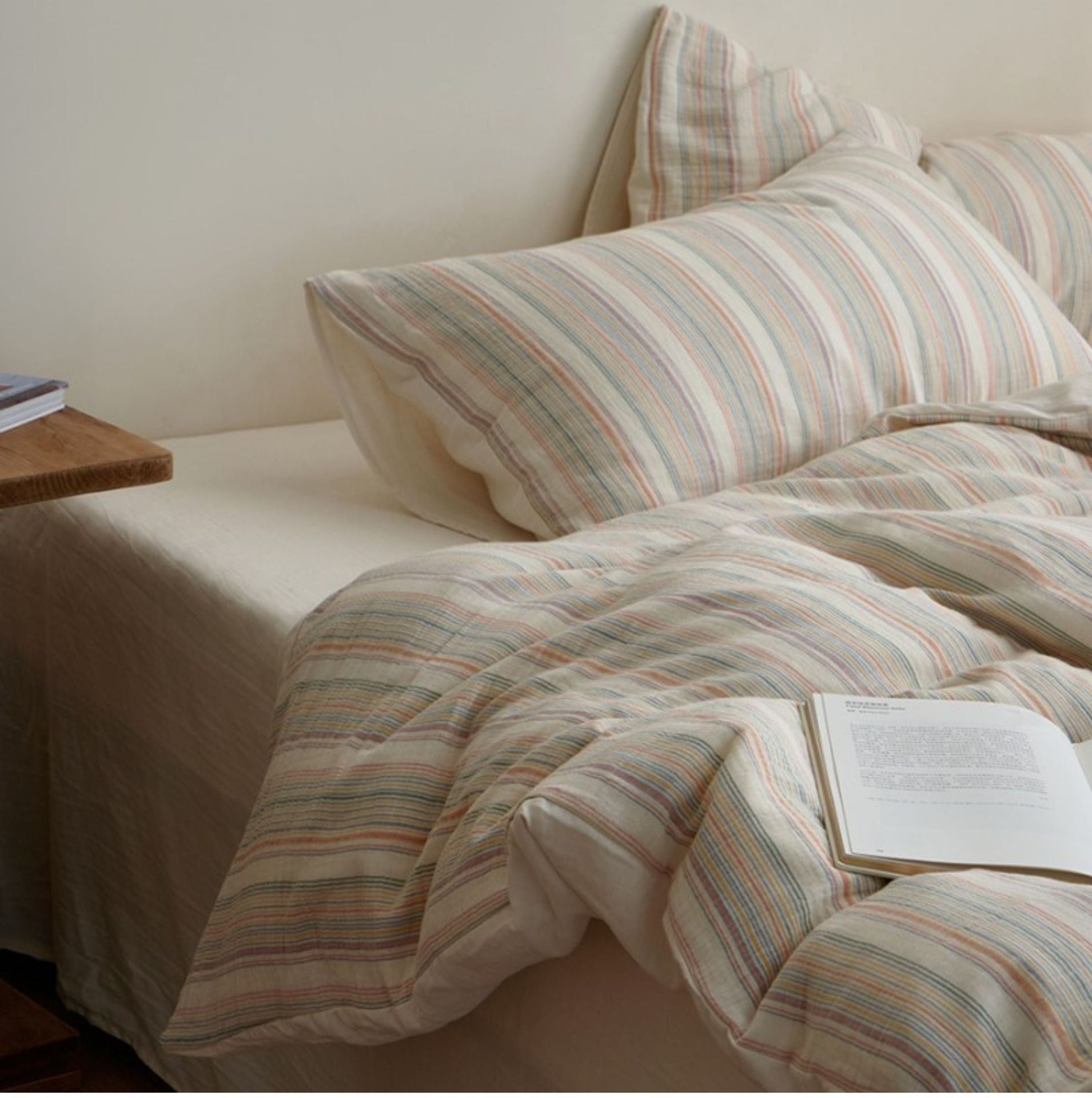 Rainbow Stripe Bedding Set