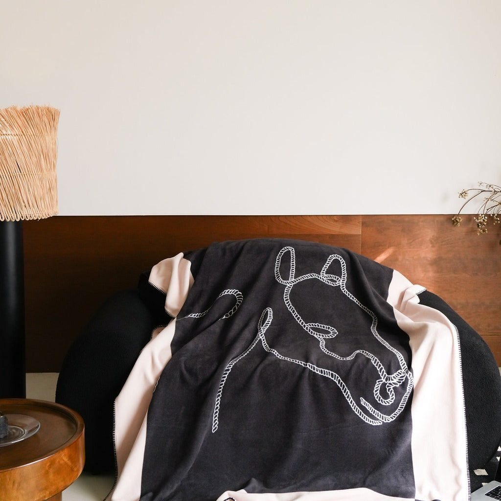 Chained Horse Throw