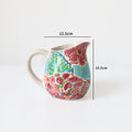 Floral Print Ceramic Vase