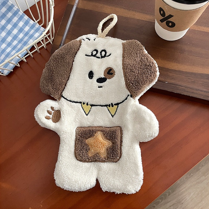 Beagle Twins Hanging Hand Towel Set