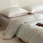 Rainbow Sherbet Stripe Bedding Set